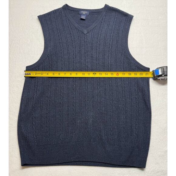 Dockers Men Gray Sweater Vest Shirt New With Tags XL - Picture 3 of 5
